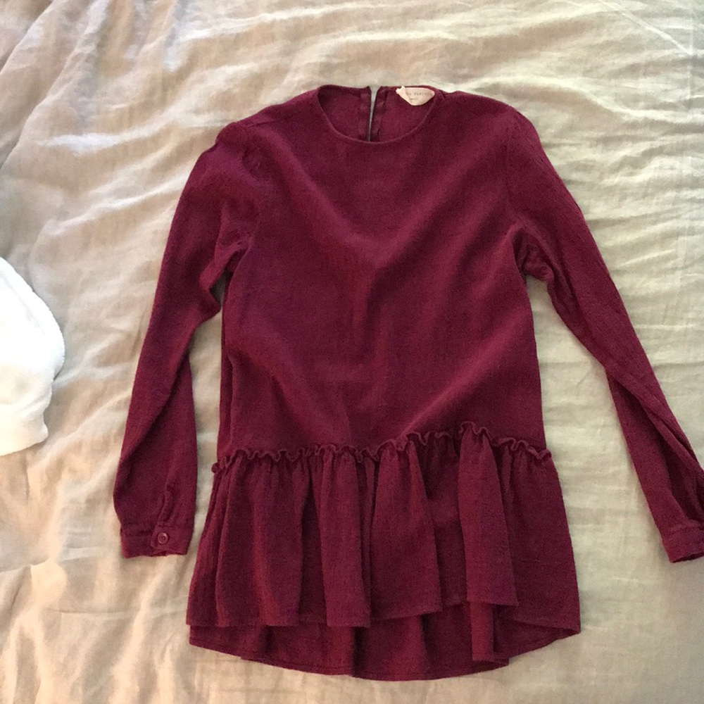 Rachel Parcel peplum blouse
